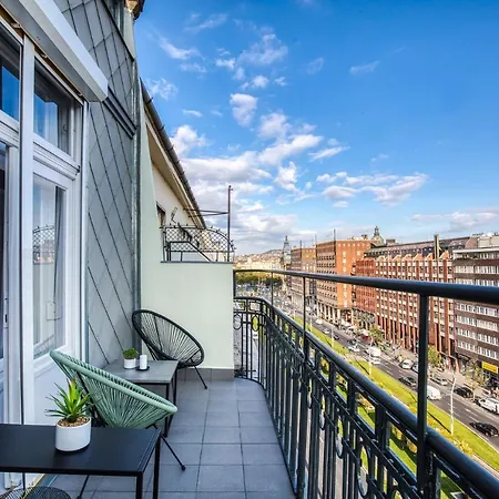 Apartment Panoramic Smart Penthouse Central View Of Grand Synagogue Budapest